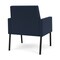 Lesro Mystic Lounge Reception Guest Chair, Black, RF Blueberry Back, MD Ink Seat, RF Blueberry Arm Panels ML1101 - alternate 3